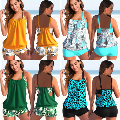 Serafina™ - Dehnbares Tankini-Set mit Statement-Prints