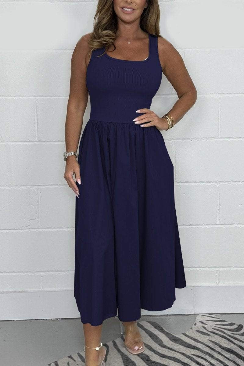 Isabella™ - Bequemes Maxikleid mit Smok-Detail
