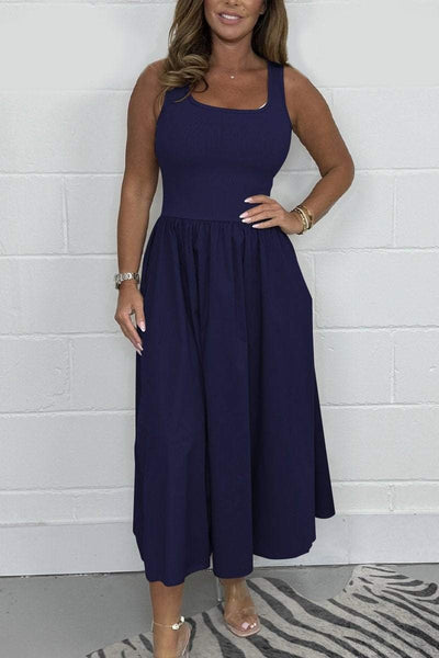 Isabella™ - Bequemes Maxikleid mit Smok-Detail