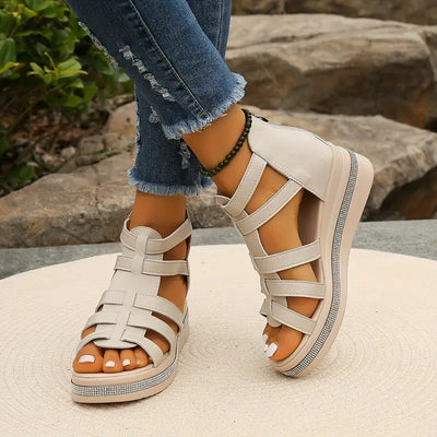 ROSE - Elegante Keilsandalen