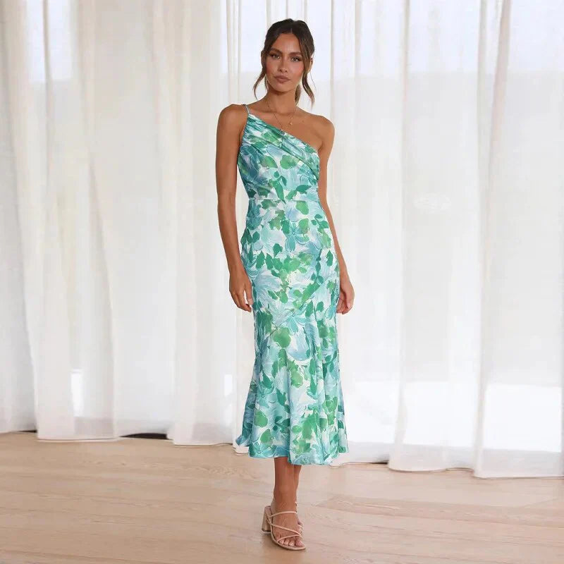Kordula™ - Asymmetrisches Midikleid mit modernem Charme
