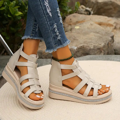 ROSE - Elegante Keilsandalen