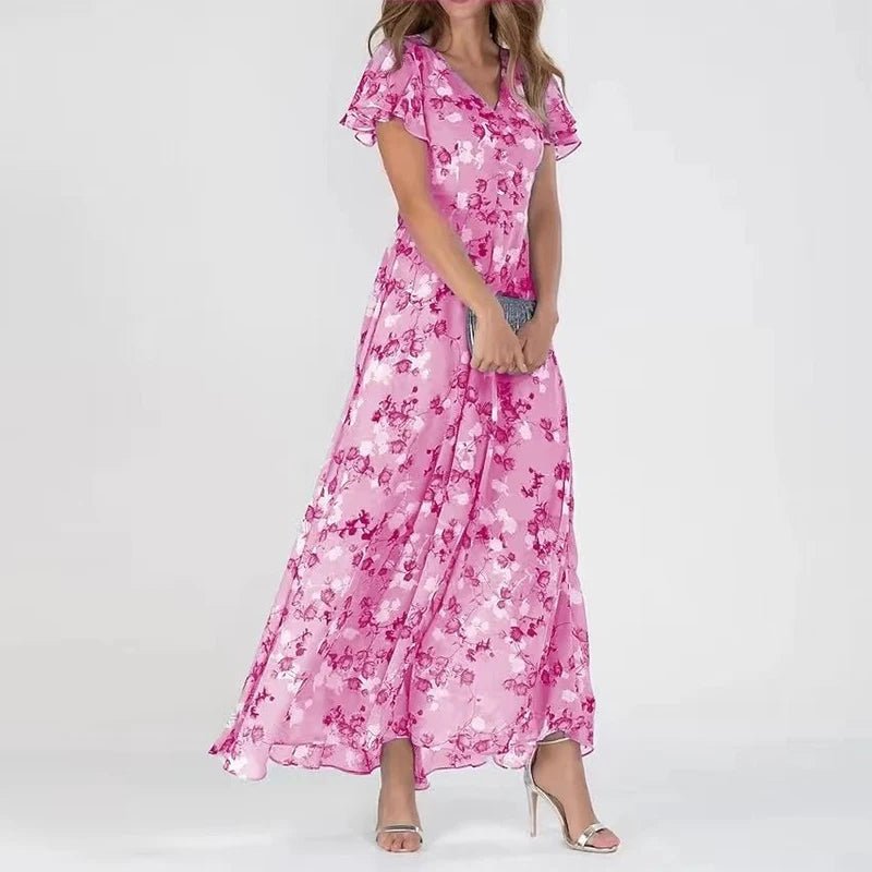 Uta™ - Leinen-Kleid mit Knopfleiste