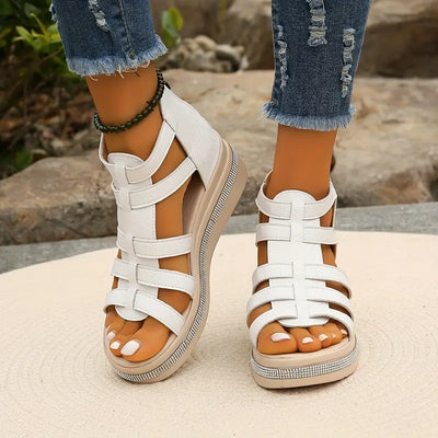 ROSE - Elegante Keilsandalen