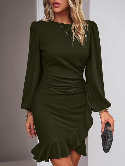 Mindy™ - Elegantes Rüschenkleid