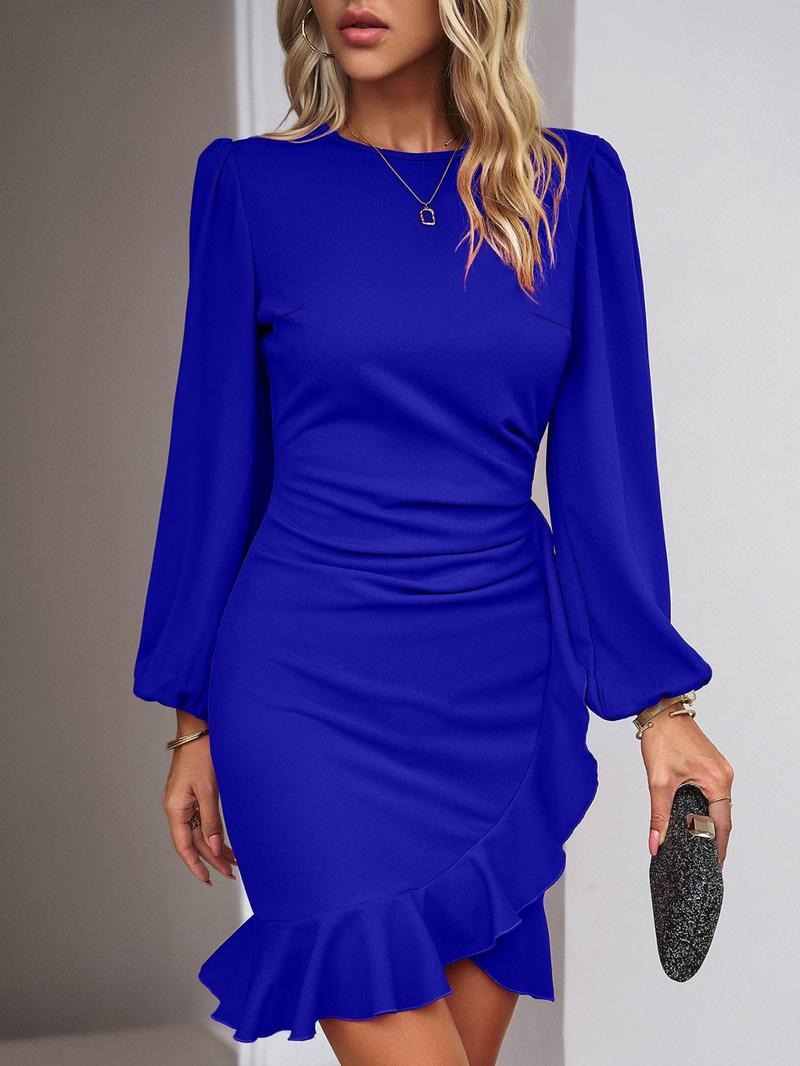 Mindy™ - Elegantes Rüschenkleid