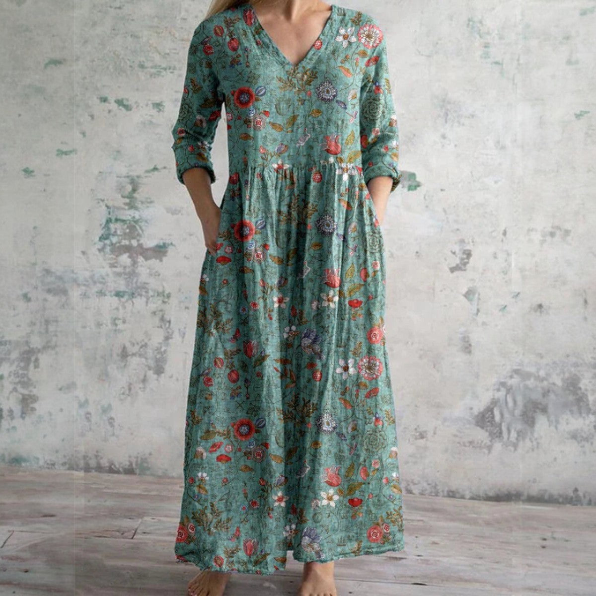 Wilhelmine™ - Elegantes Blumenkleid