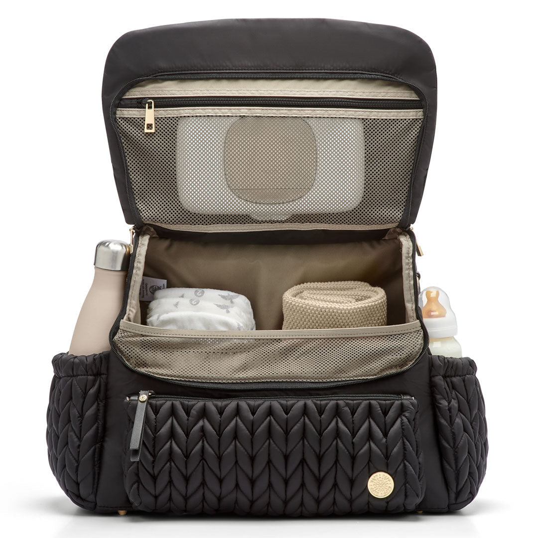 Leni™ - Stilvoller Wickelrucksack in Schwarz