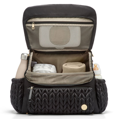 Leni™ - Stilvoller Wickelrucksack in Schwarz