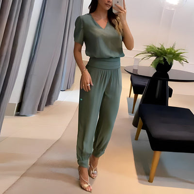 Alexandra™ - Elegantes Blusen- und Hosen-Set für einen stilvollen Look