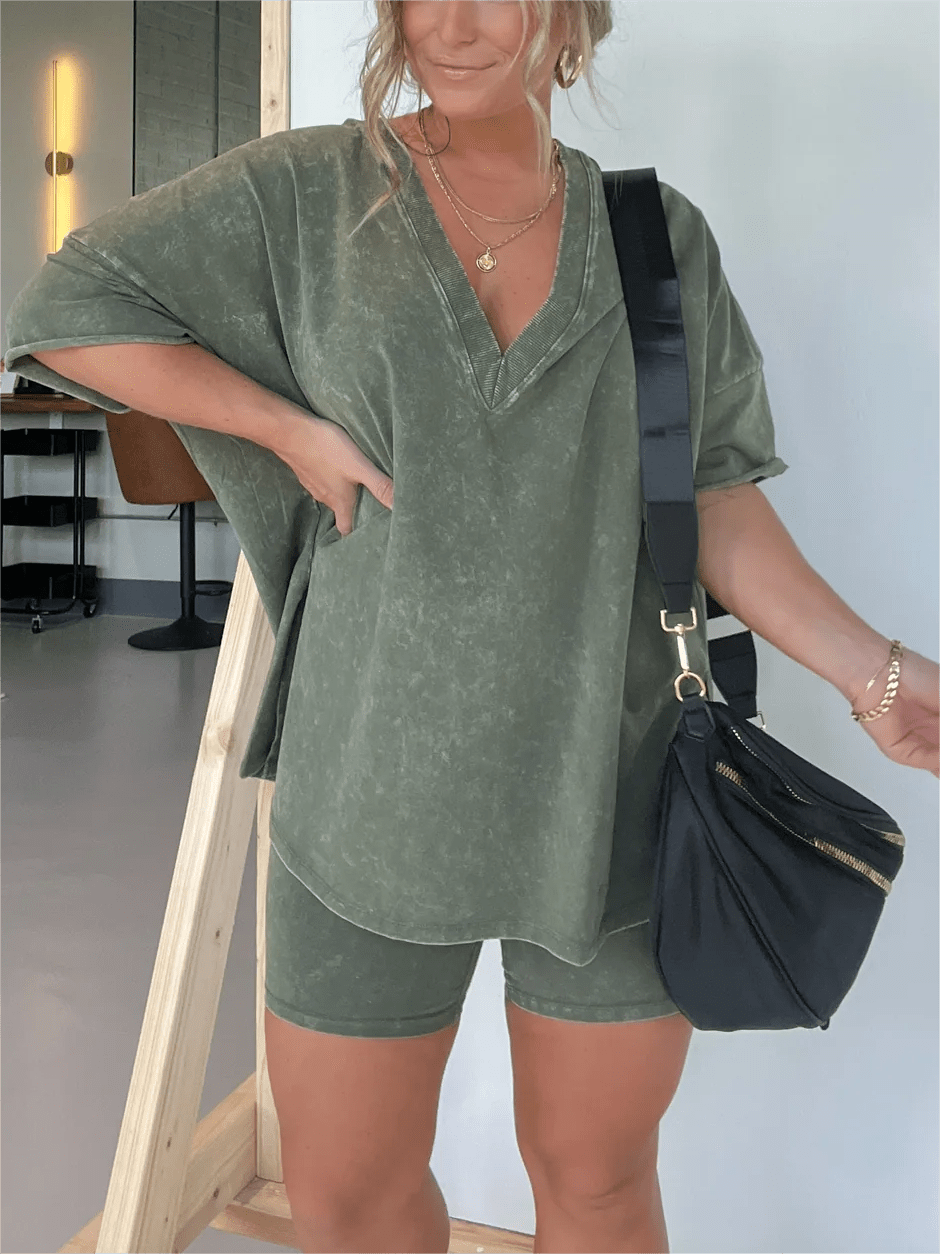 Amarra™ - Lockeres T-Shirt und Shorts Set - Stilvoller Komfort für jedes Abenteuer