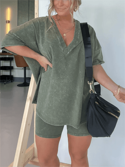Amarra™ - Lockeres T-Shirt und Shorts Set - Stilvoller Komfort für jedes Abenteuer