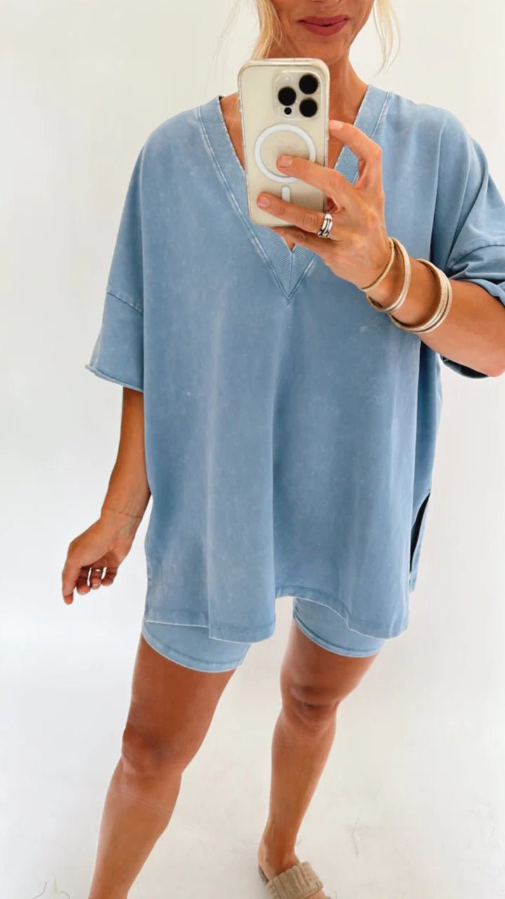 Amarra™ - Lockeres T-Shirt und Shorts Set - Stilvoller Komfort für jedes Abenteuer