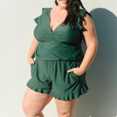 Lisa™ - Badeanzug-Romper mit integriertem BH für stilvollen und bequemen Strandlook
