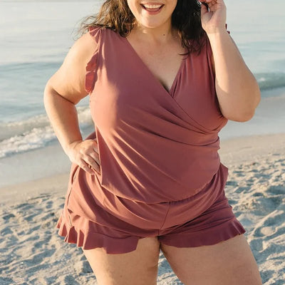 Lisa™ - Badeanzug-Romper mit integriertem BH für stilvollen und bequemen Strandlook