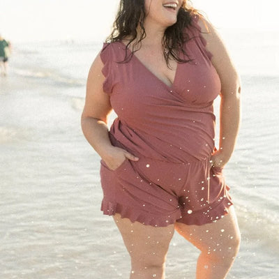Lisa™ - Badeanzug-Romper mit integriertem BH für stilvollen und bequemen Strandlook