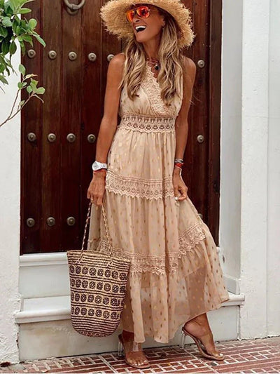 Lola™ - Elegantes Boho-Spitzen-Maxikleid für einen stilvollen Look