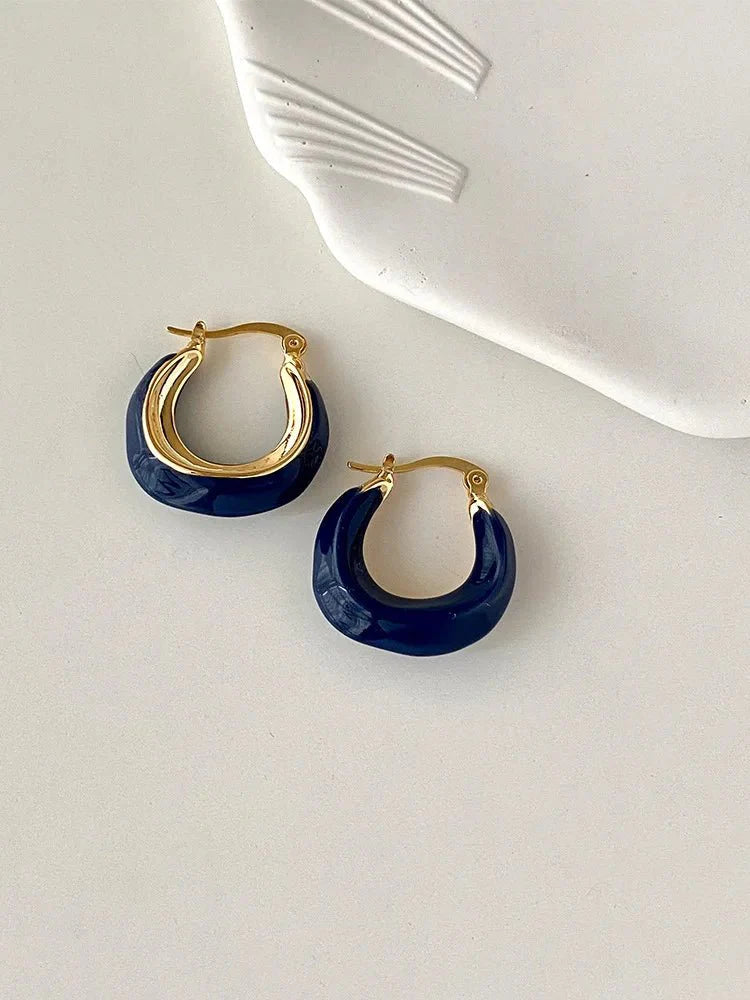 Micara™ - Blaues Arc-Design Ohrringe für stilvollen Look