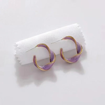 Micara™ - Lavender Curve Elegante Ohrringe für stilvollen Look