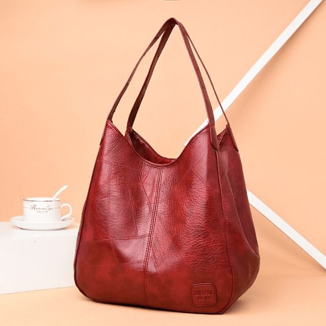 Naoko™ - Stilvolle Große Leder-Umhängetasche für Damen