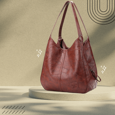 Naoko™ - Stilvolle Große Leder-Umhängetasche für Damen