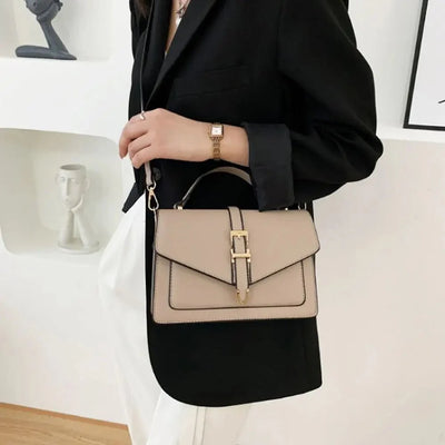 Olive™ - Elegante Flap Leder-Umhängetasche für stilvollen Alltagsschutz