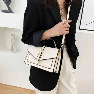 Olive™ - Elegante Flap Leder-Umhängetasche für stilvollen Alltagsschutz