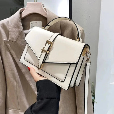 Olive™ - Elegante Flap Leder-Umhängetasche für stilvollen Alltagsschutz