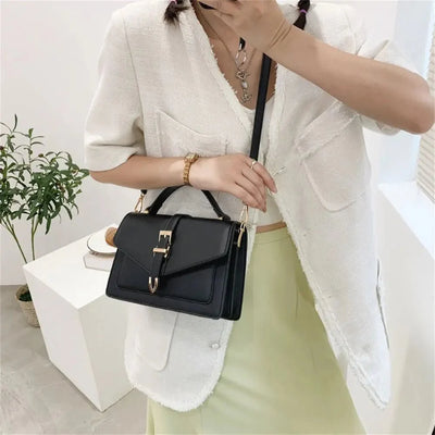 Olive™ - Elegante Flap Leder-Umhängetasche für stilvollen Alltagsschutz