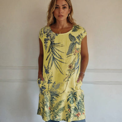 Mia™ - Luftiges Tropical-Kleid mit Seitentaschen