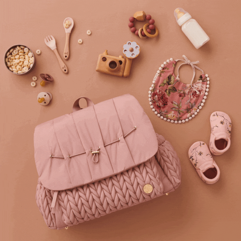 Leni™ - Stilvoller Wickelrucksack in Rosa