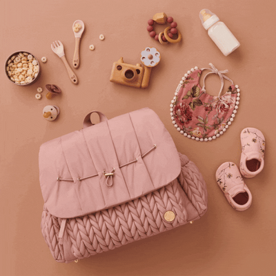 Leni™ - Stilvoller Wickelrucksack in Rosa