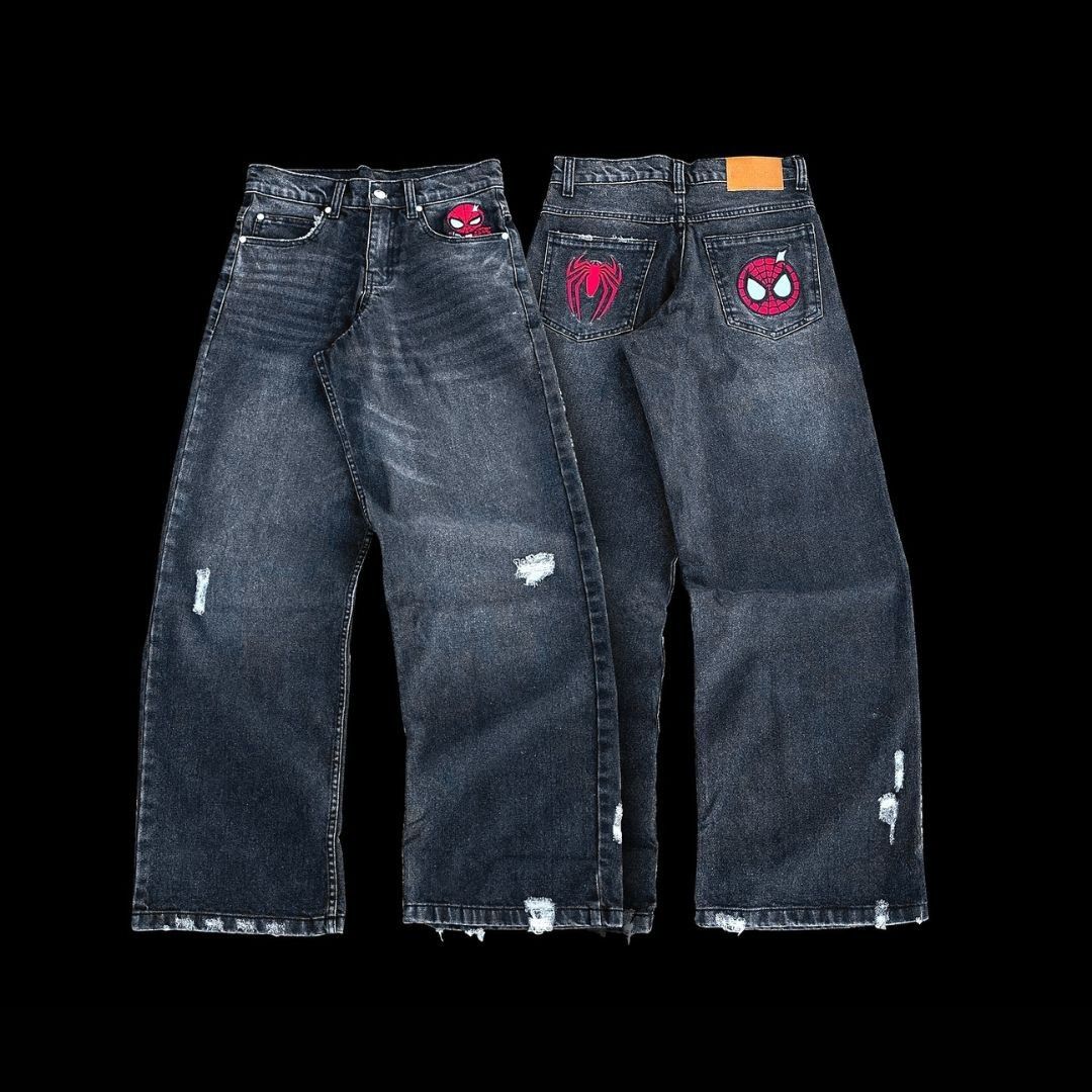 Spider-Man Vintage Distressed Jeans