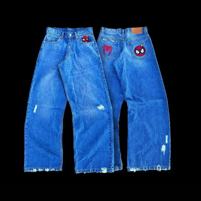 Spider-Man Vintage Distressed Jeans