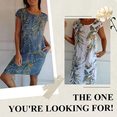 Mia™ - Luftiges Tropical-Kleid mit Seitentaschen