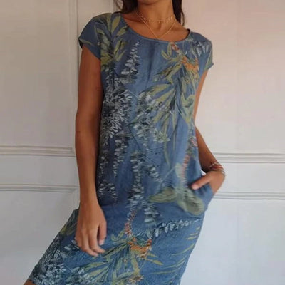Mia™ - Luftiges Tropical-Kleid mit Seitentaschen