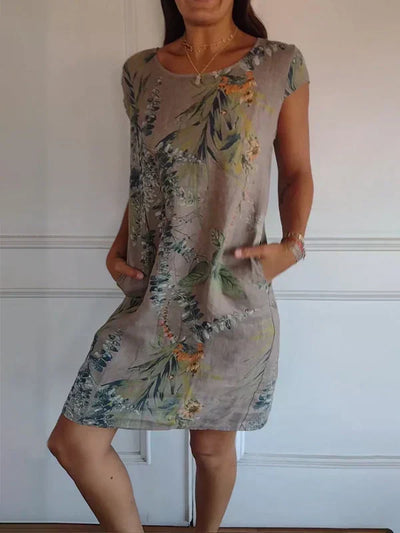 Mia™ - Luftiges Tropical-Kleid mit Seitentaschen