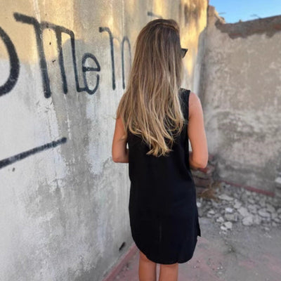 Sophia™ - Luftiges Leinenkleid mit Knopfleiste
