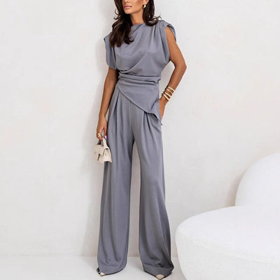 Victoria™ - Eleganter Jumpsuit mit Bindegürtel
