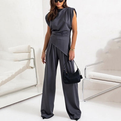 Victoria™ - Eleganter Jumpsuit mit Bindegürtel