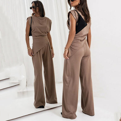 Victoria™ - Eleganter Jumpsuit mit Bindegürtel