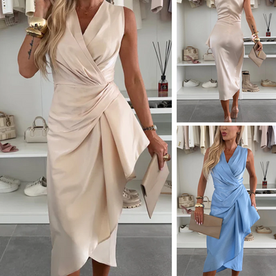 Victoria™ - Elegantes Wickelkleid mit Seitenraffung