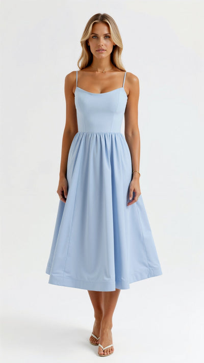 Tamara™ - Elegant Fließendes Midikleid für stilvolle Anlässe