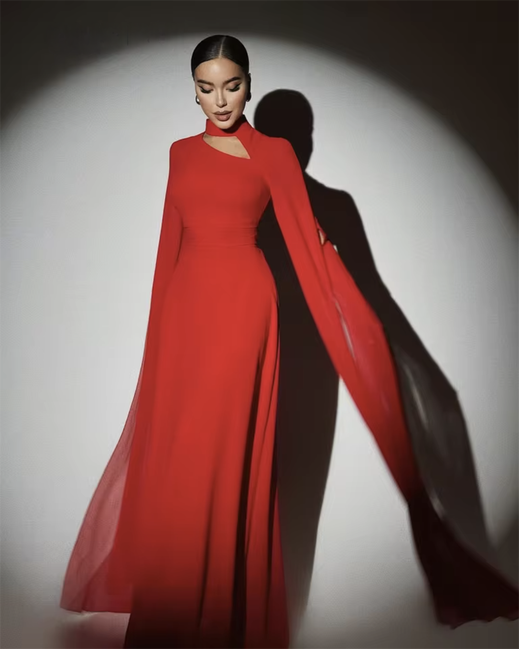 Seraphina™ - Faszinierendes Abendkleid mit transparenten Ärmeln
