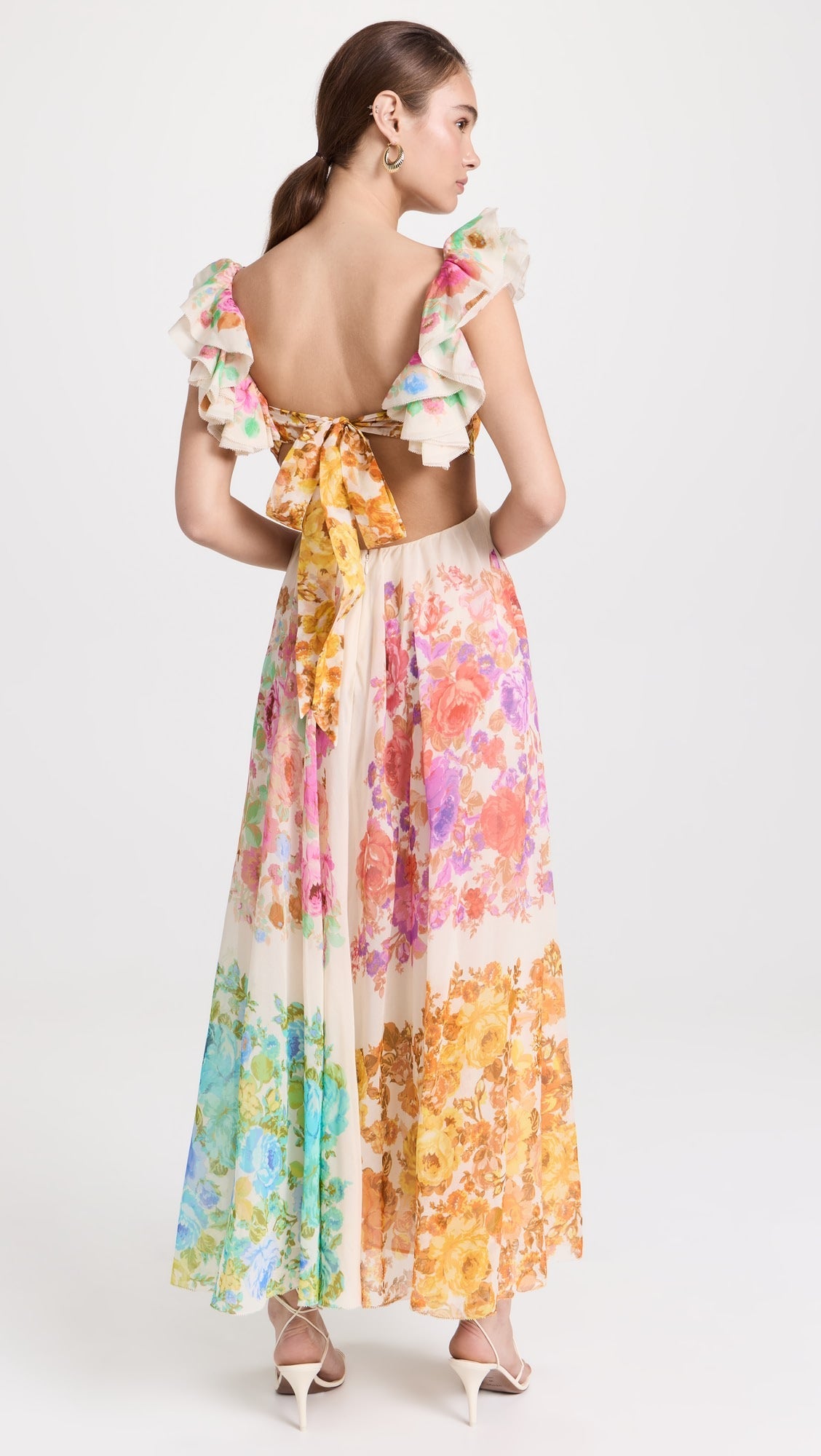 Raie™ - Sommerblumen Midikleid